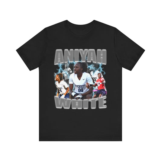 Aniyah White Vintage Tee