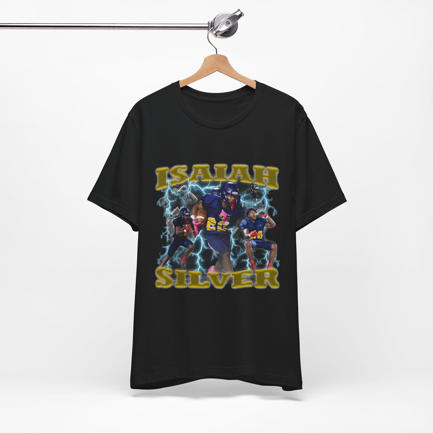 Isaiah Silver Vintage Tee