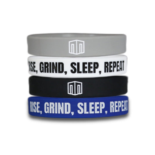 "Rise, Grind, Sleep, Repeat" 4 Band Pack