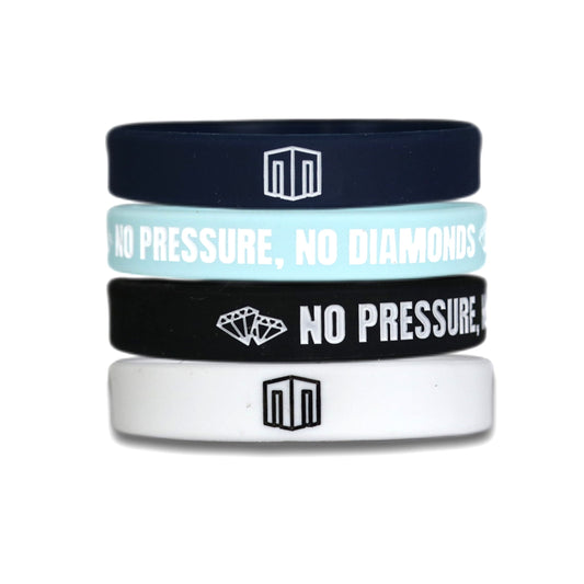 "No Pressure, No Diamonds" 4 Band Pack